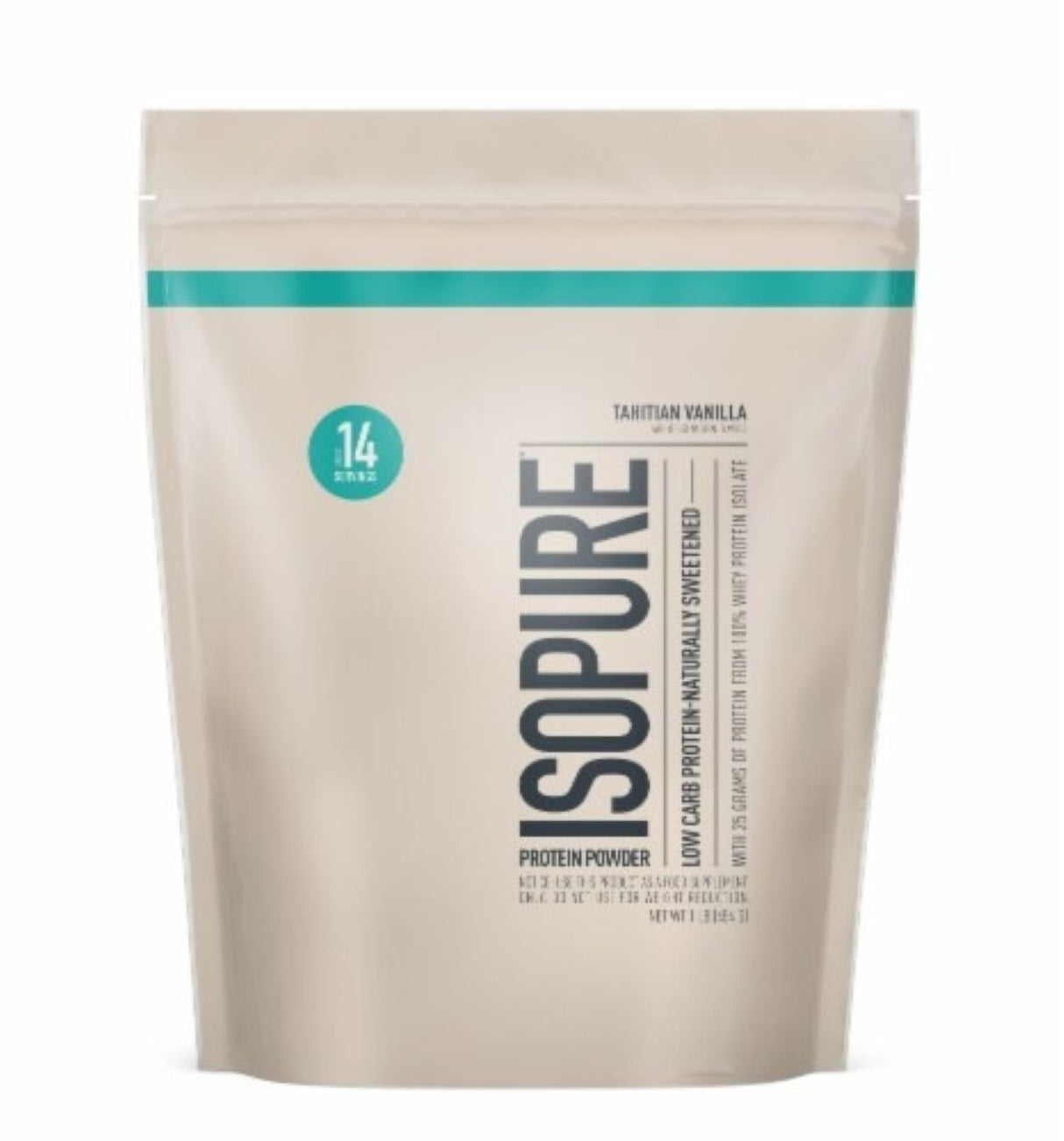 IsoPure Zero Carb Whey Protein Isolate 1LB Bag