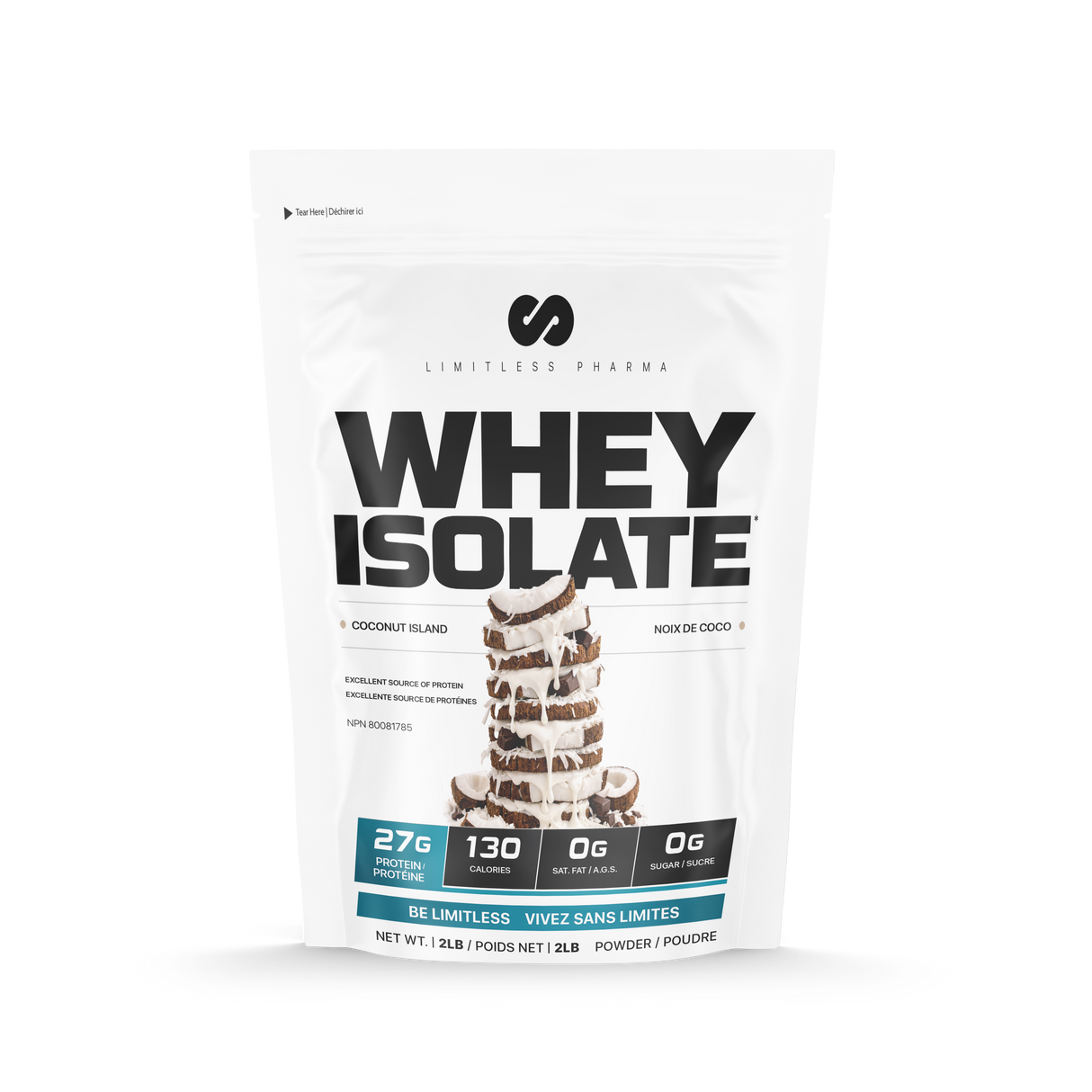 Limitless Pharma Whey Protein Isolate 2lbs