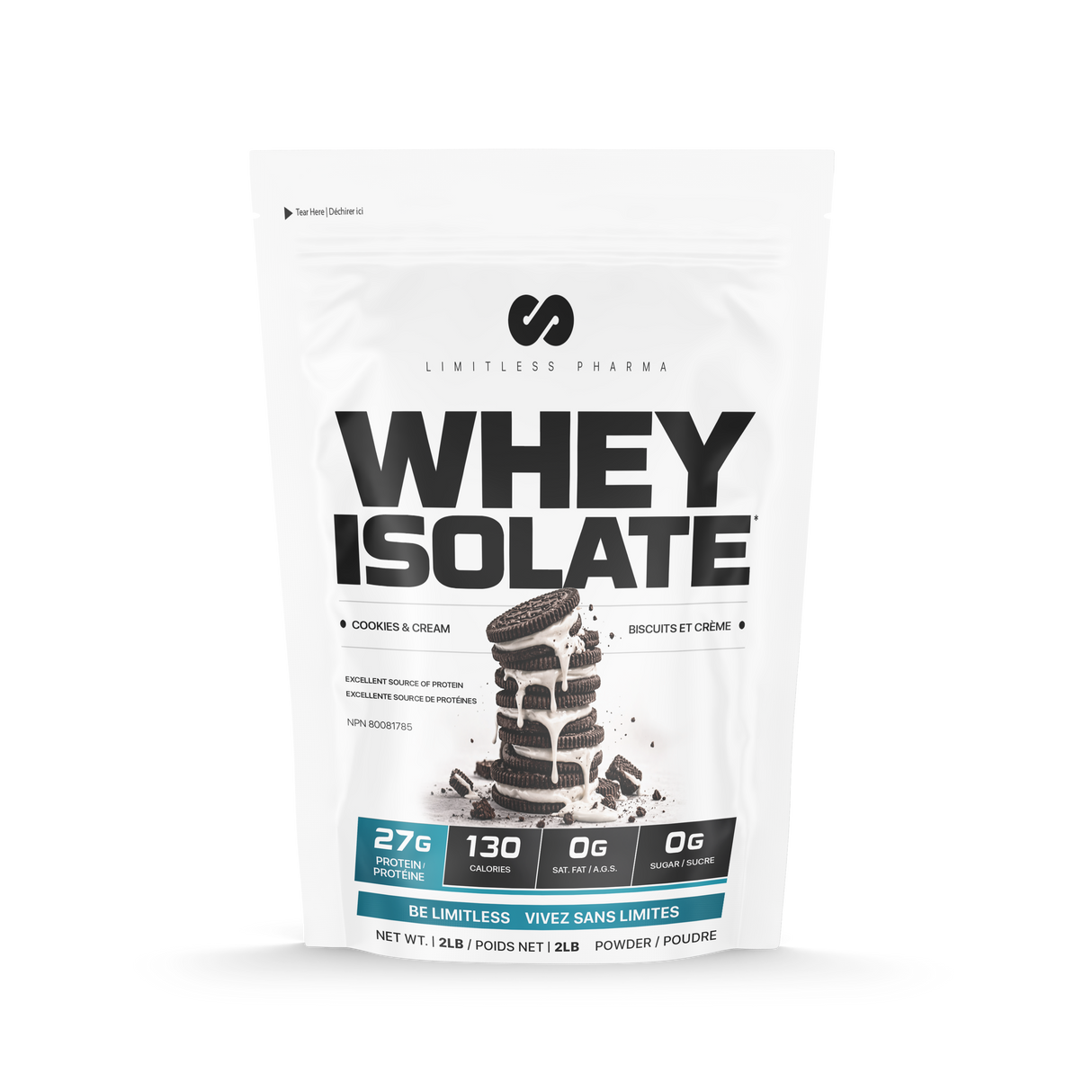 Limitless Pharma Whey Protein Isolate 2lbs