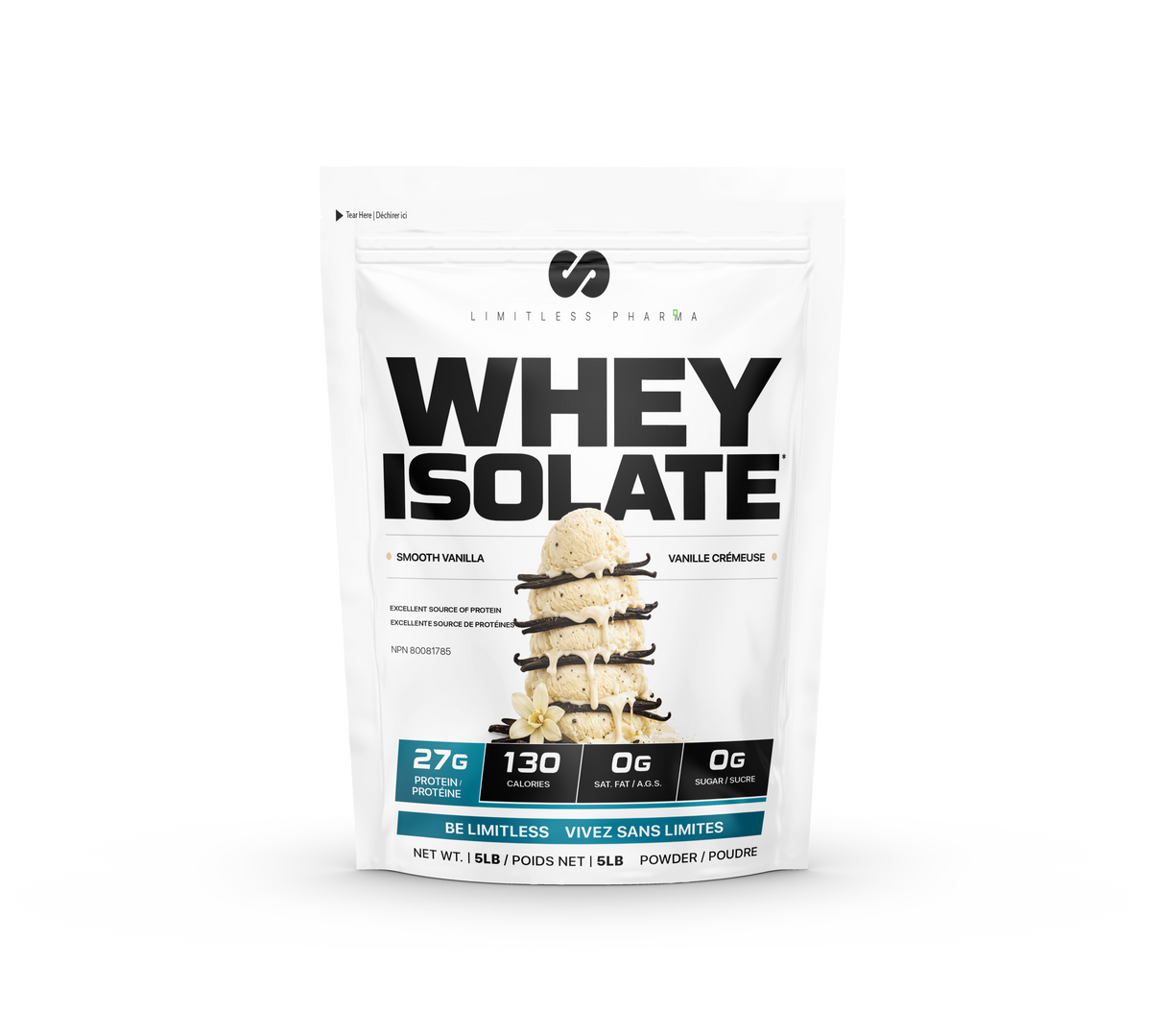 Limitless Pharma Whey Protein Isolate 5lbs