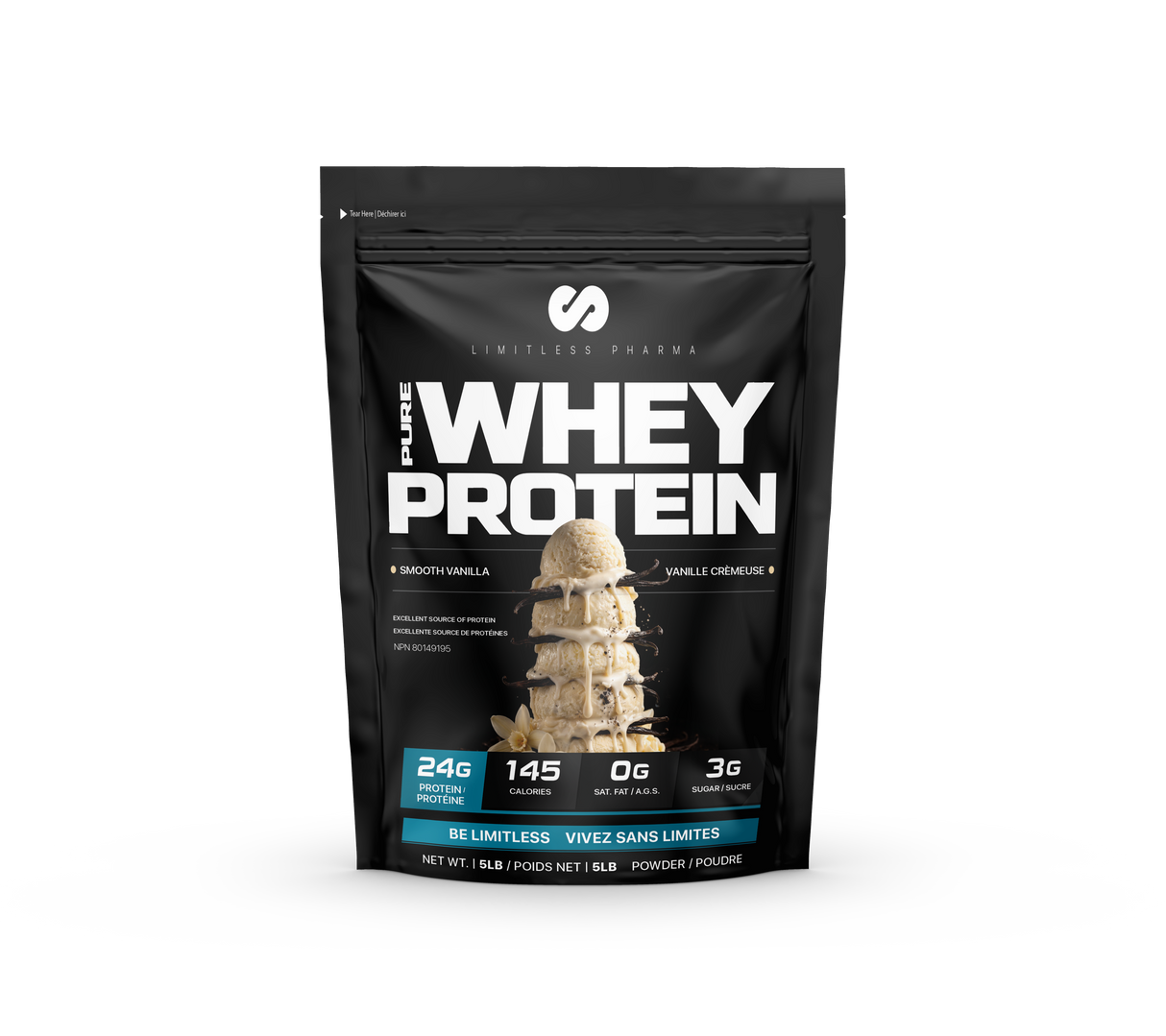 Limitless Pharma Whey Protein 5lbs