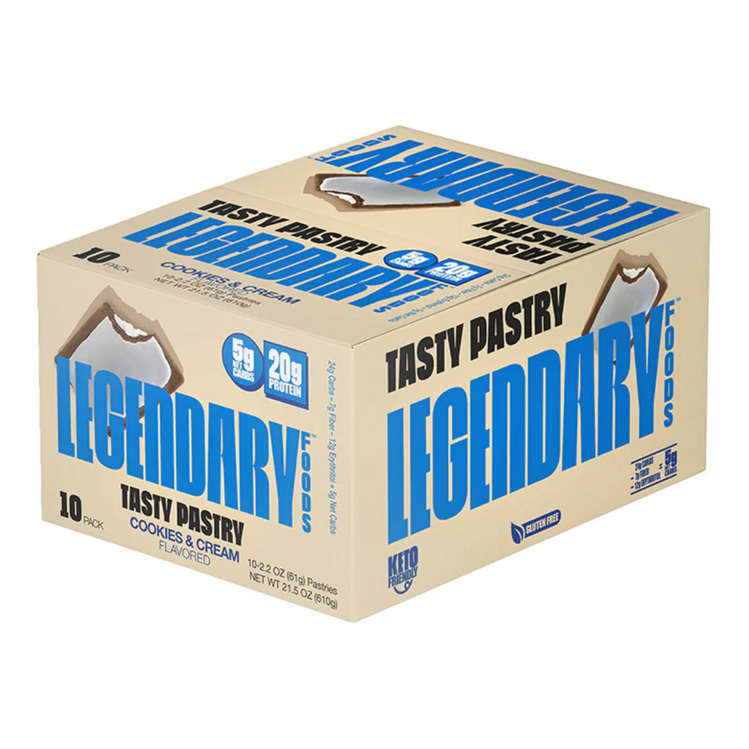 Legendary Foods Protein Tasty Pastry Cookies & Cream (Box of 10)