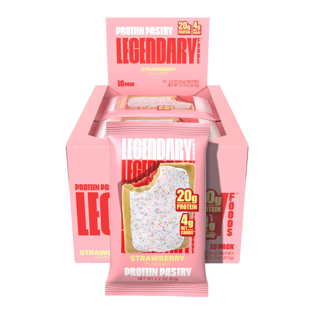 Legendary Foods Protein Tasty Pastry Strawberry (Box of 10)