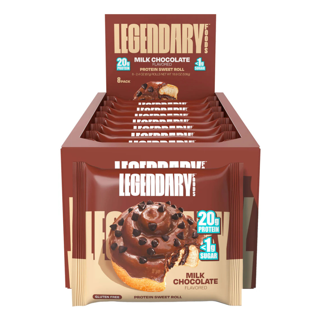 Legendary Foods Protein Sweet Roll Chocolate (Box of 8)