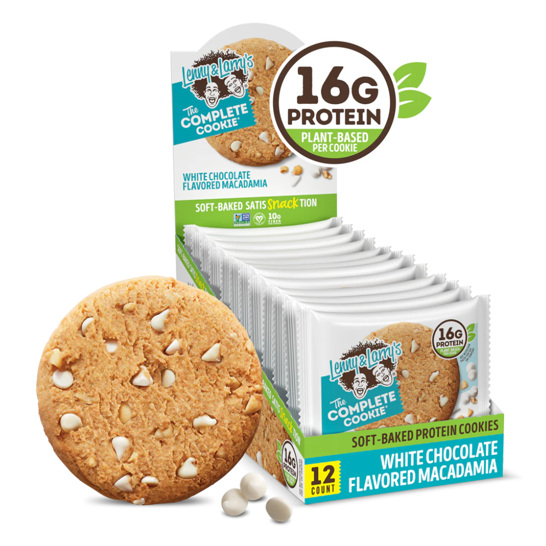 Lenny & Larry's Complete Cookie (Box of 12) - White Chocolate Macademia