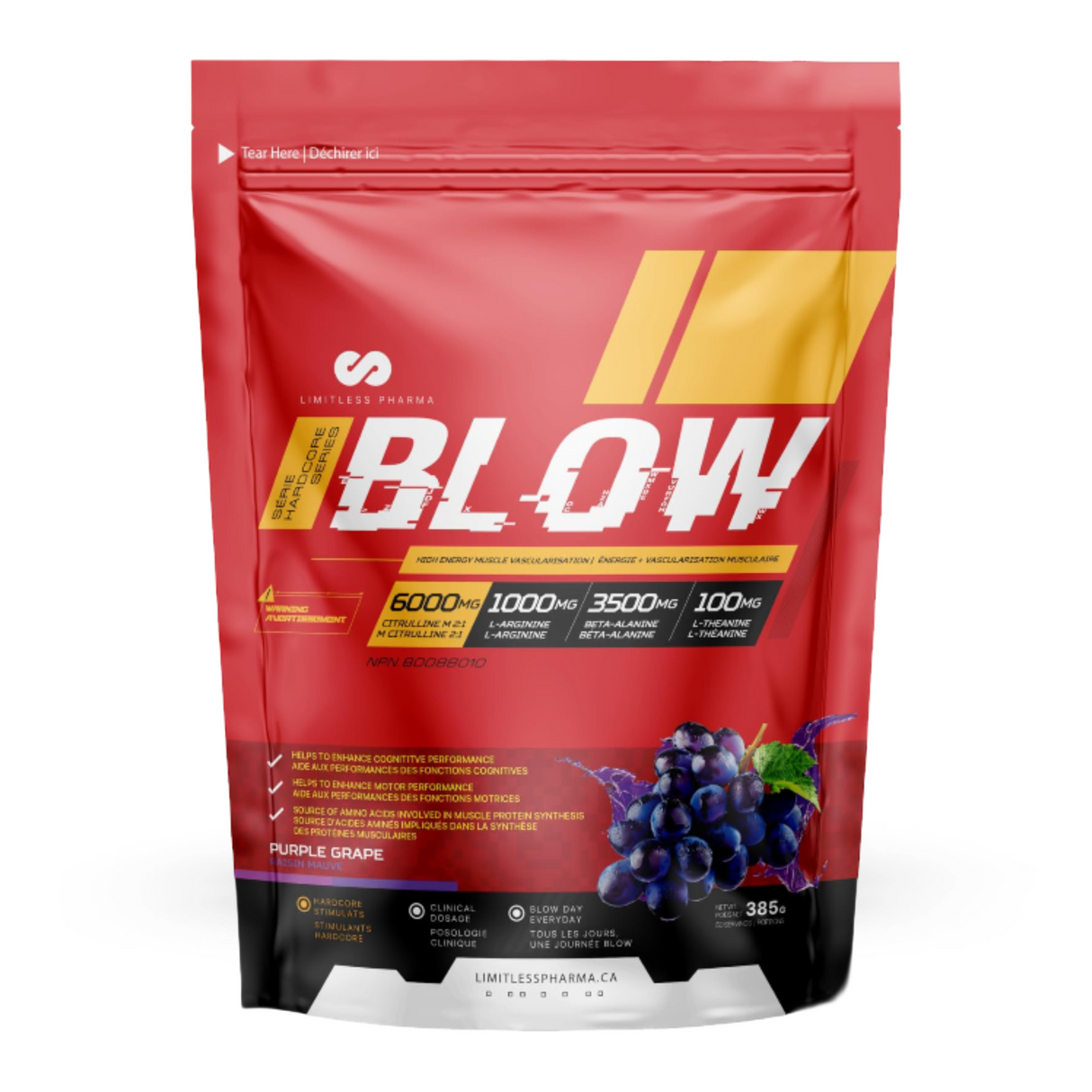 Limitless Pharma BLOW Pre-Workout 50 Servings