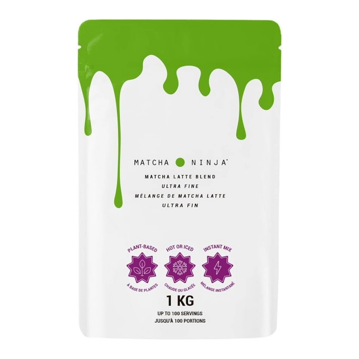Matcha Ninja Sweetened Cold Brew Matcha Latte Blend 1kg