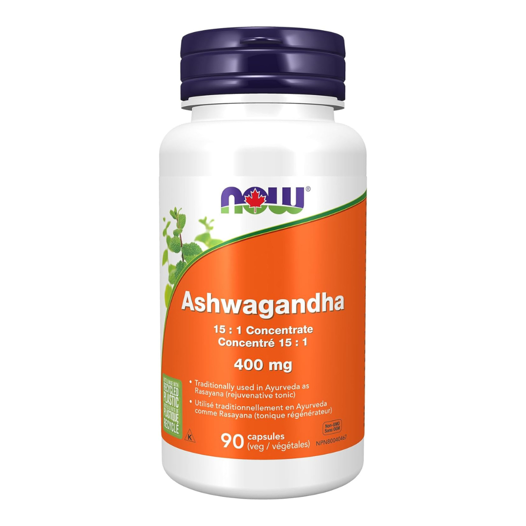 NOW Ashwagandha 400mg 90 Capsules