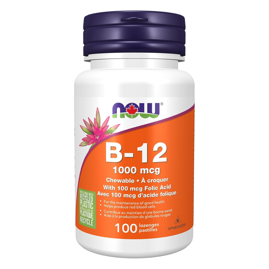 NOW Brain B-12 100 Lozenges