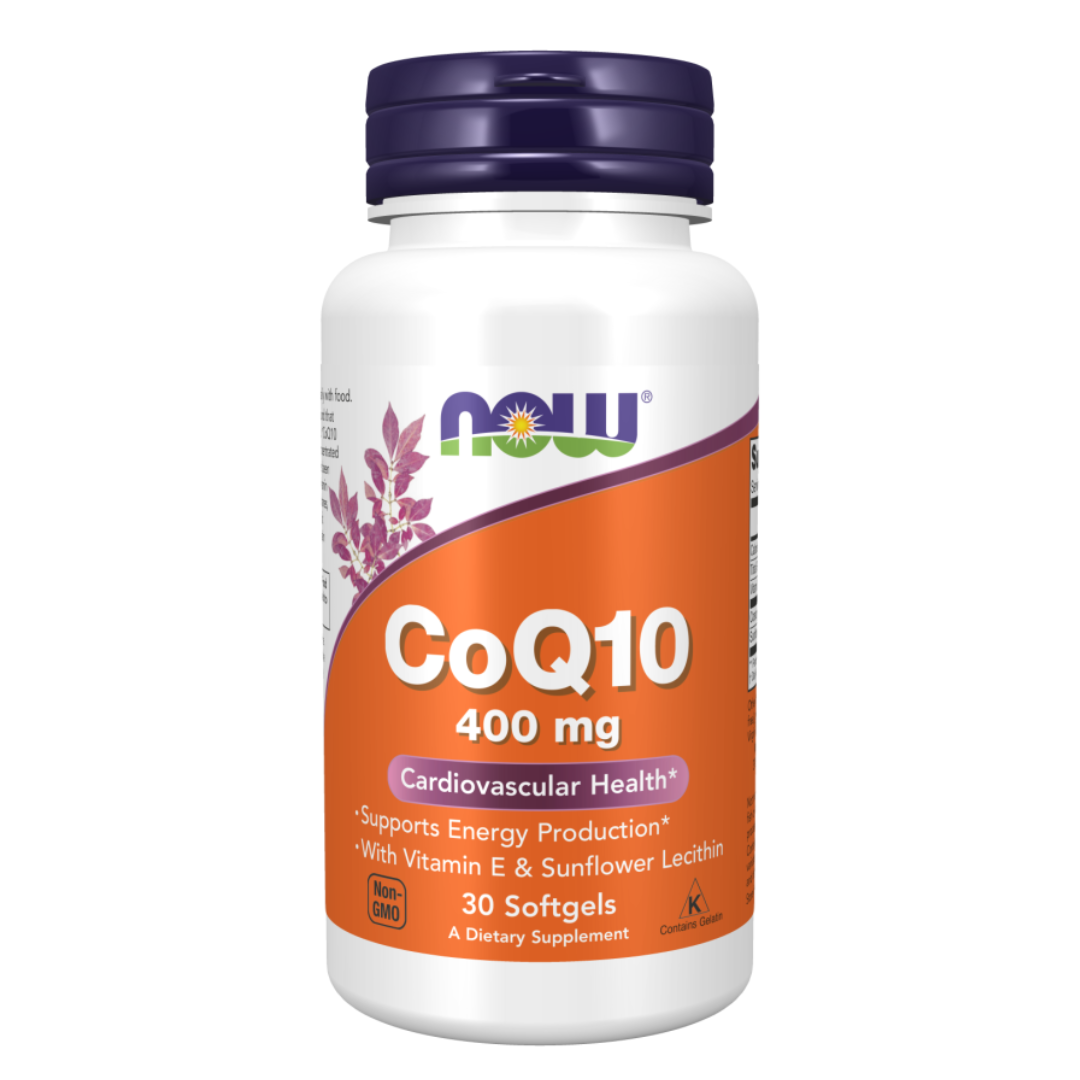 NOW CoQ10 400mg 30 Softgels