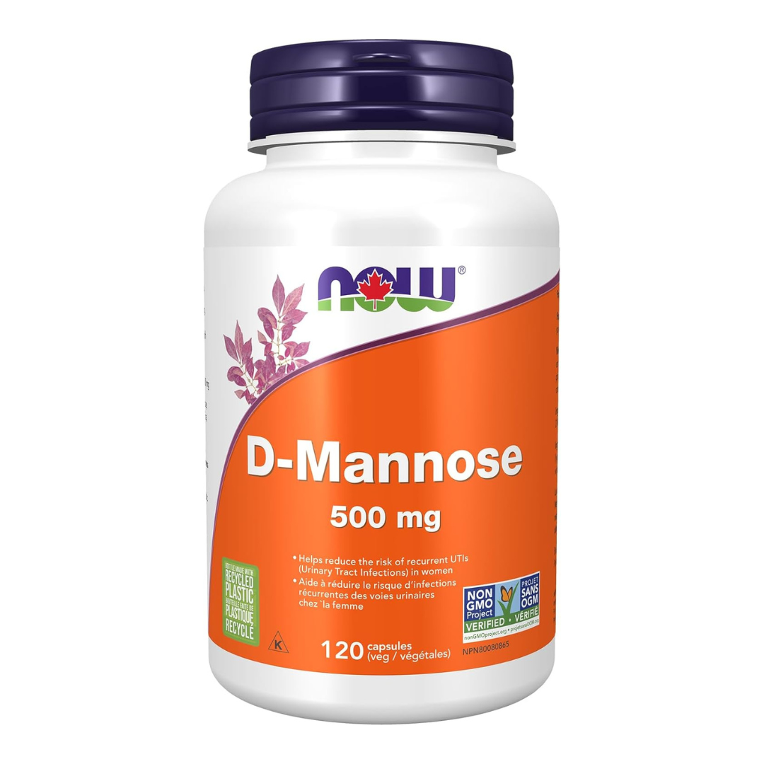 NOW D-Mannose 500mg 120 caps