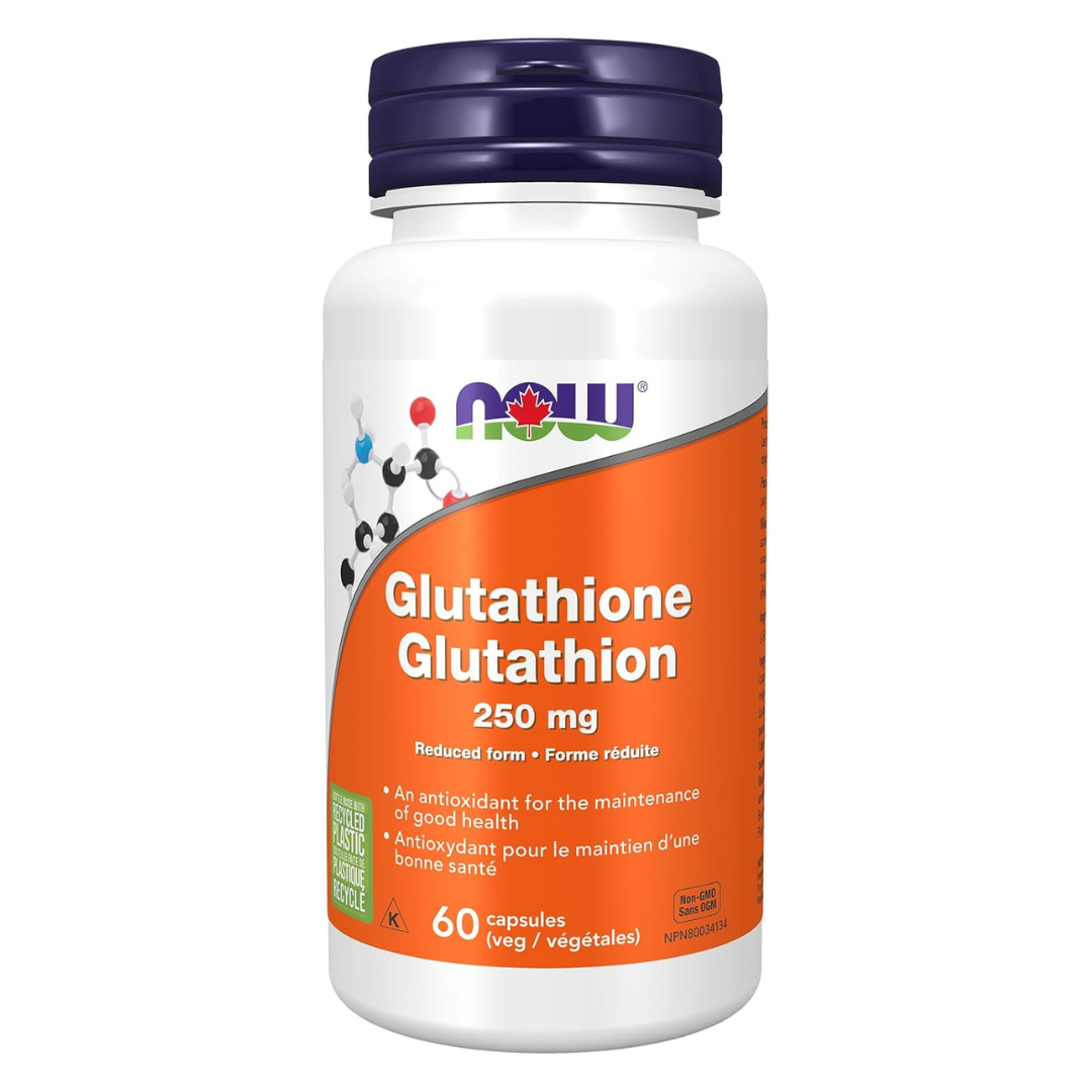 NOW Glutathione 250mg 60 Capsules