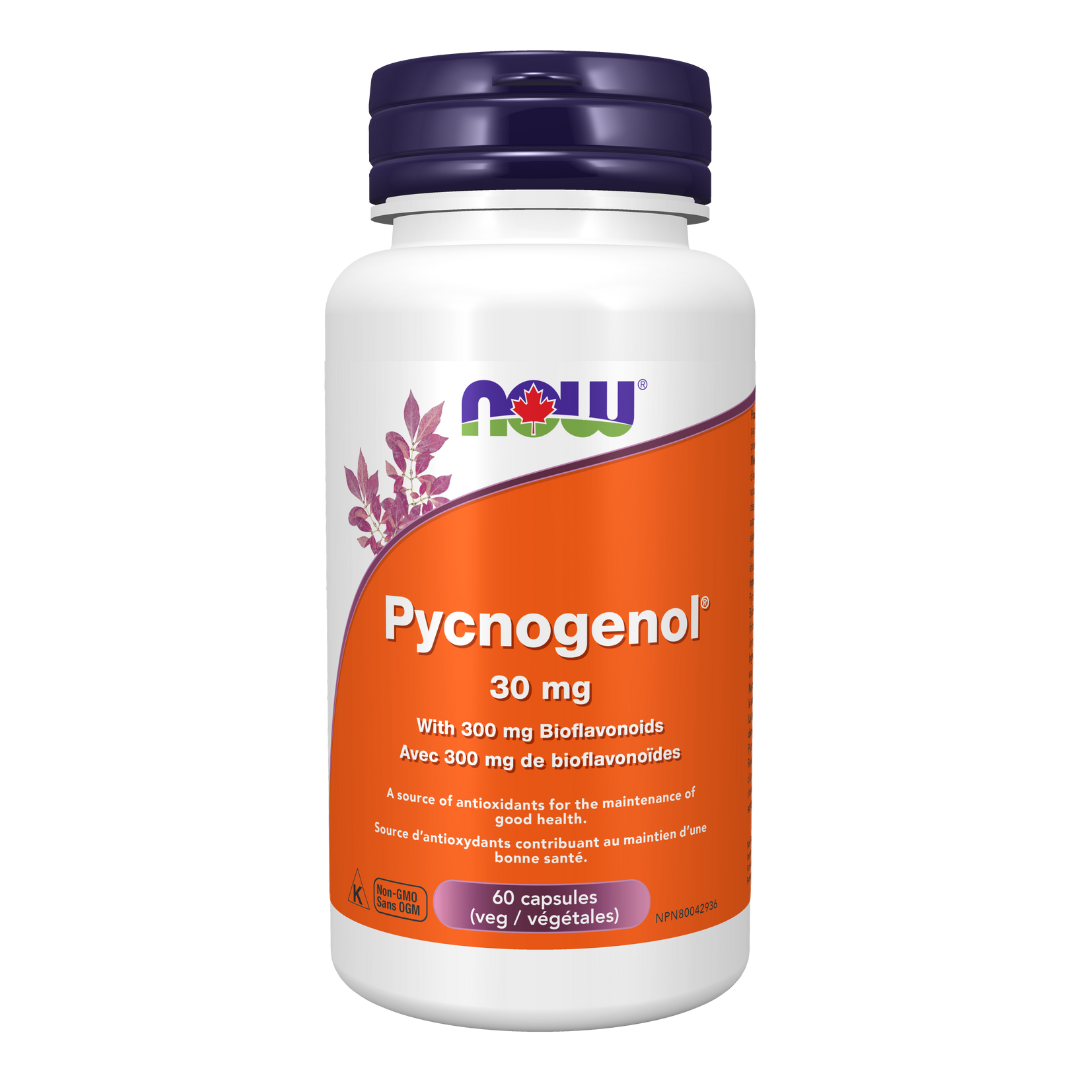 NOW Pycnogenol 30mg 60 Capsules