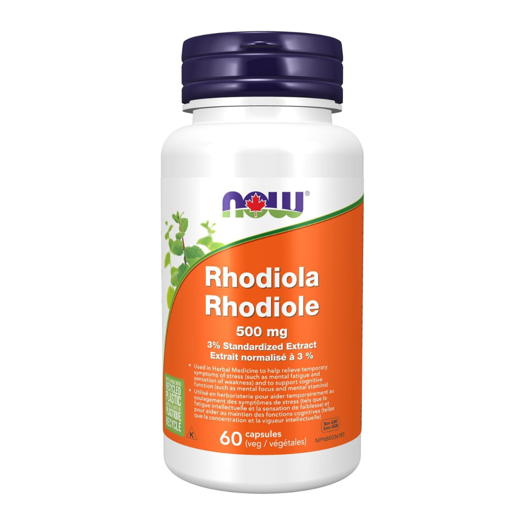 NOW Rhodiola 500mg 60 Caps