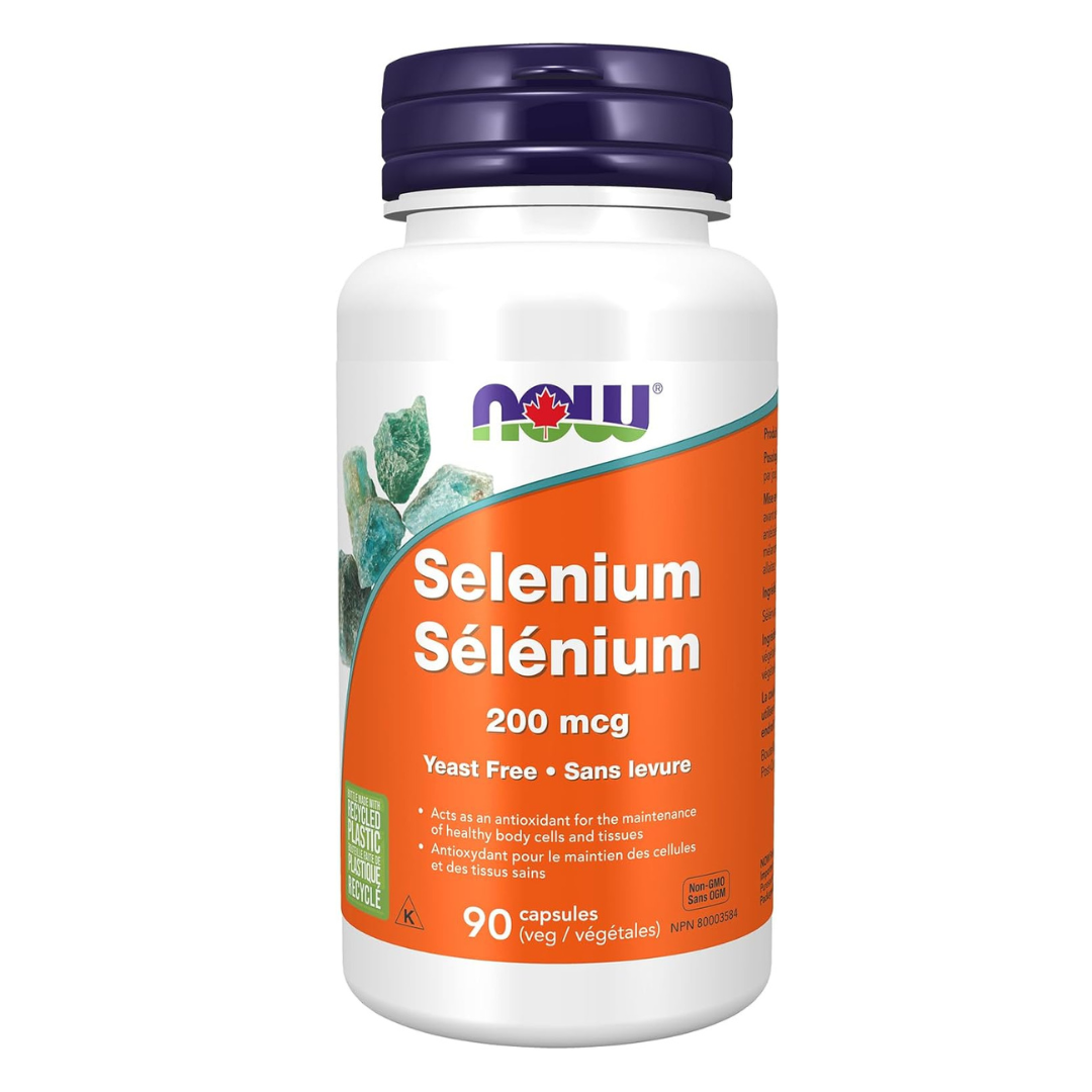 NOW Selenium 200mcg 90 Caps