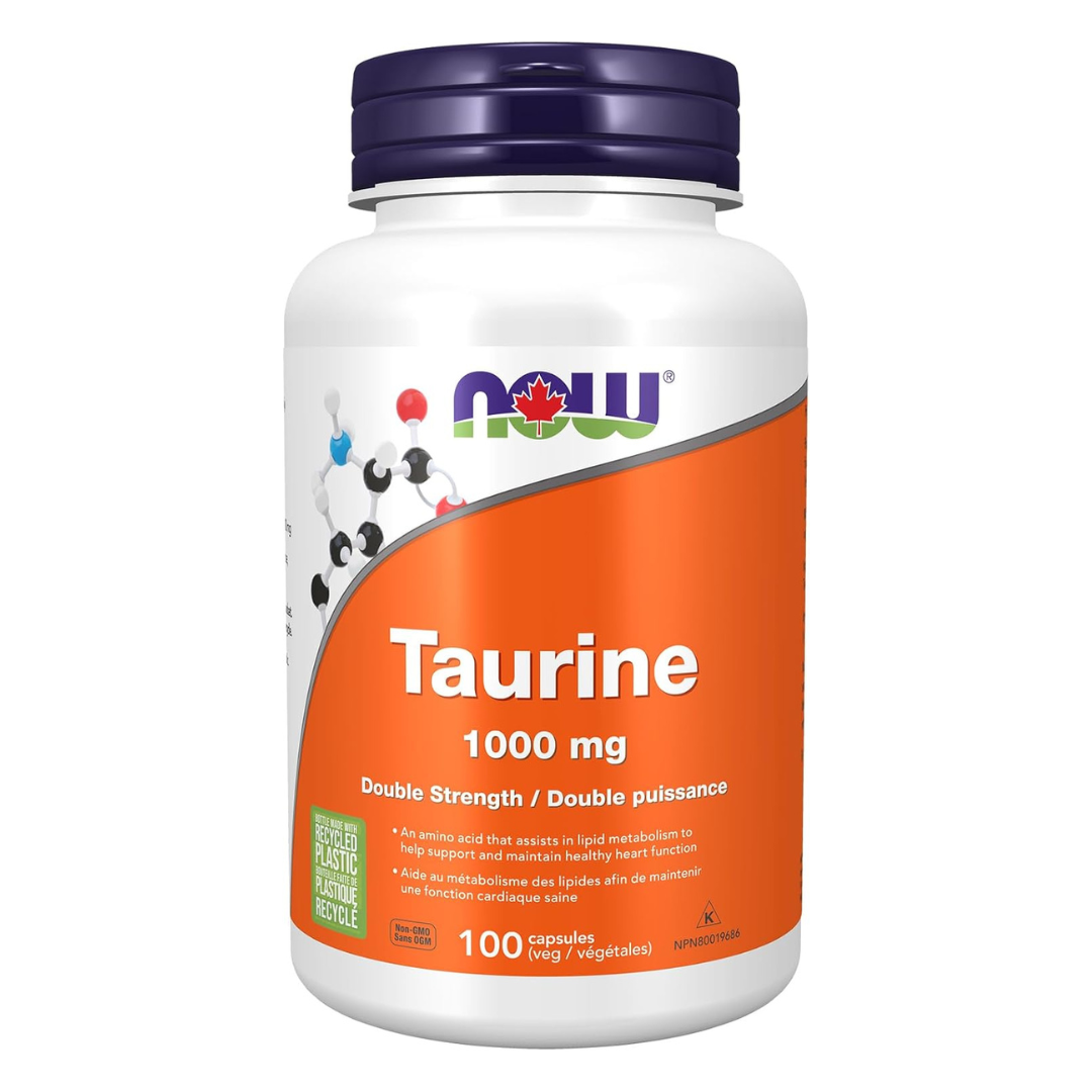 NOW Taurine 1000mg 100 Caps