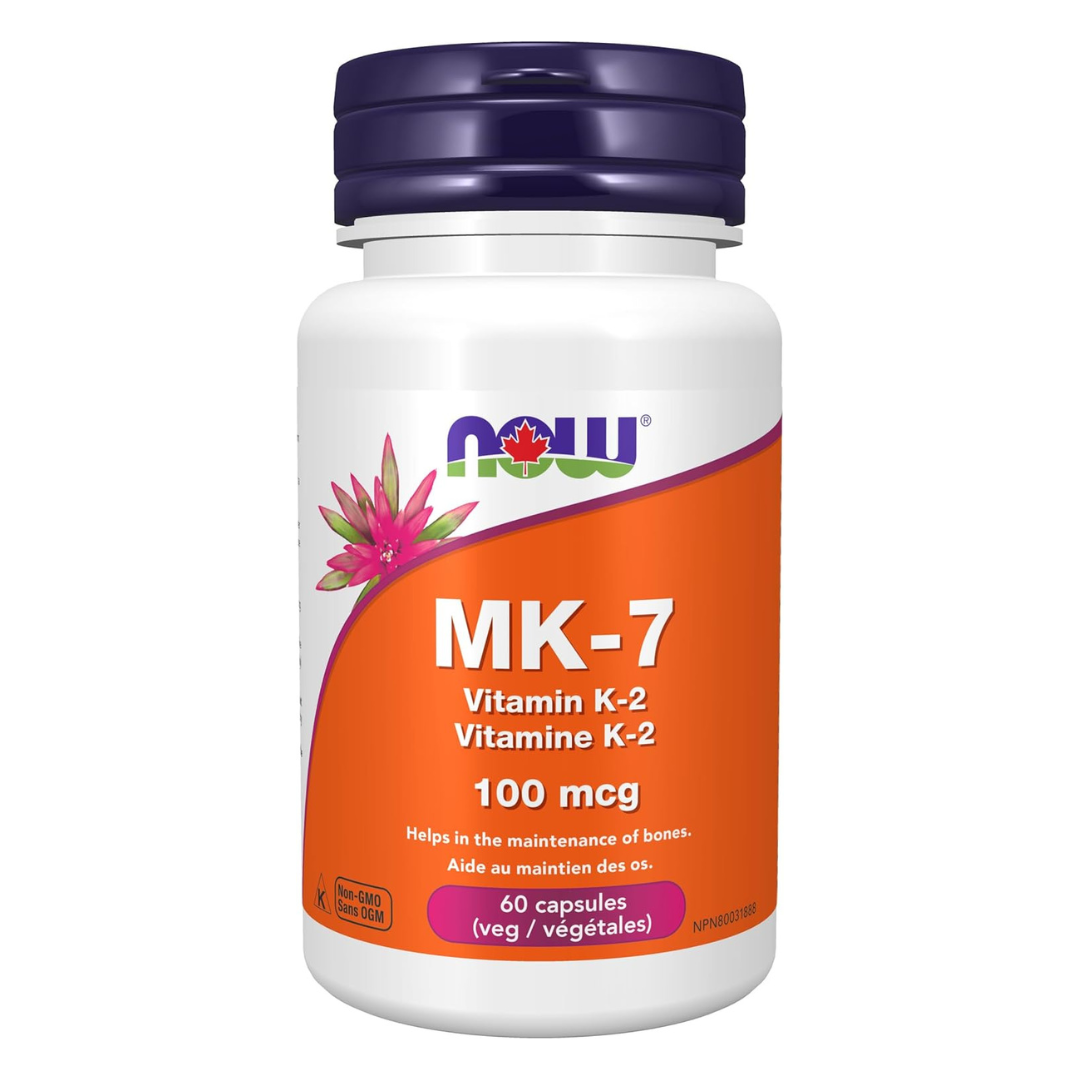 Now MK-7 Vitamin K-2 60 capsules