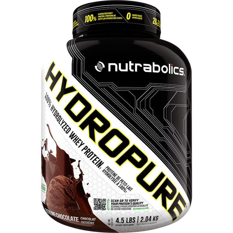 Nutrabolics HydroPure Hydrolyzed Whey Protein 4.5lbs 57 Servings