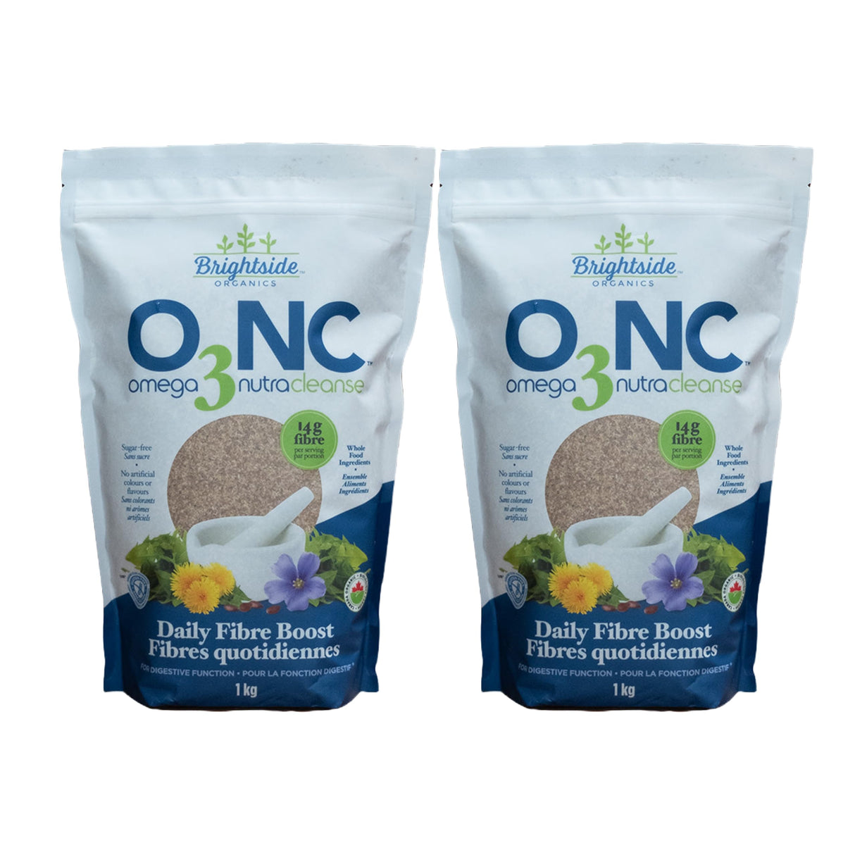 Nutracleanse Omega 3 Rich Fibre 1000g (Pack of 2)