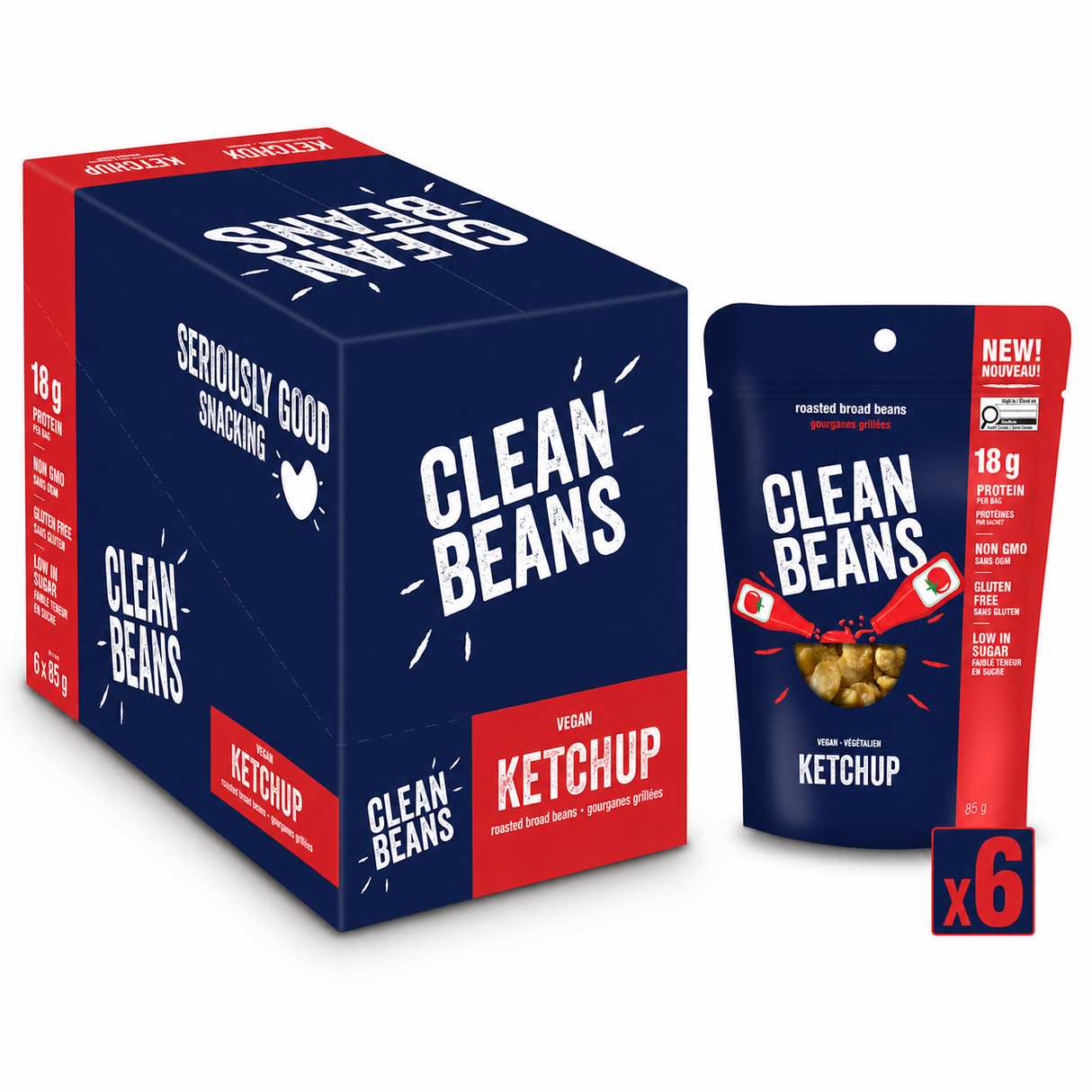 Nutraphase Clean Beans Ketchup (Box of 6)