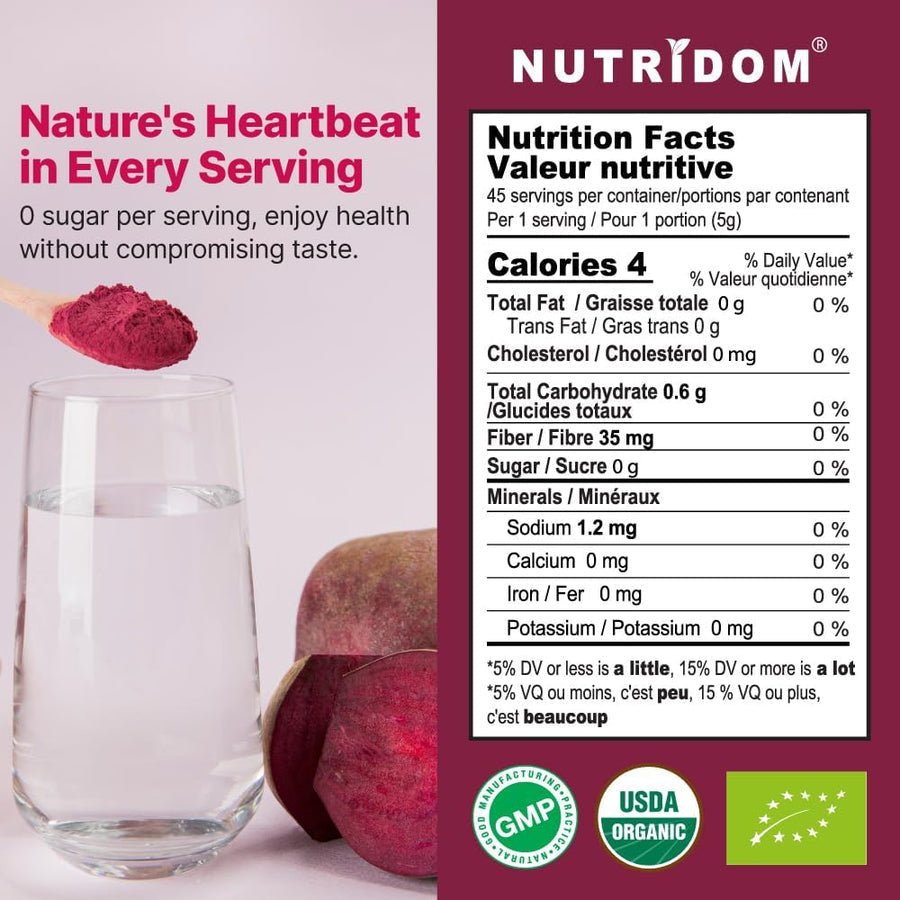 Nutridom Red Beet Root Powder (225g)