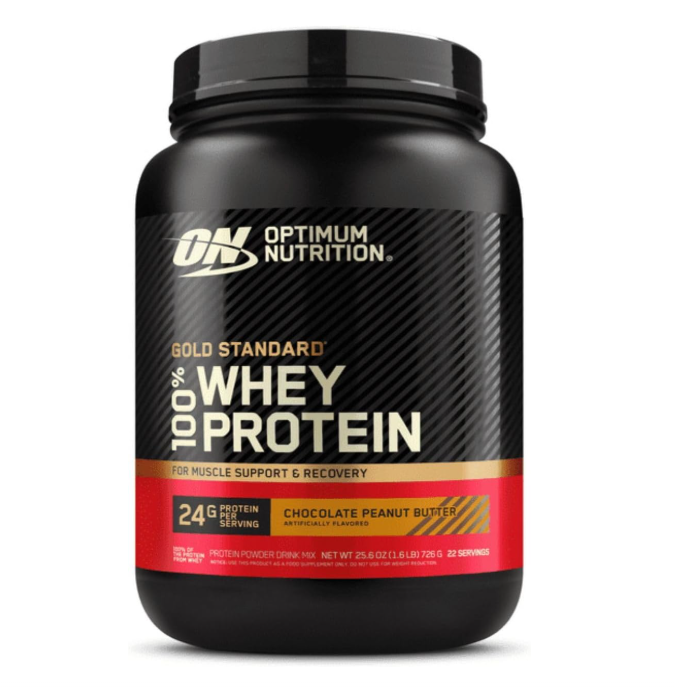 ON Optimum Nutrition Gold Standard Whey Protein Chocolate Peanut Butter 1.5lbs Tub