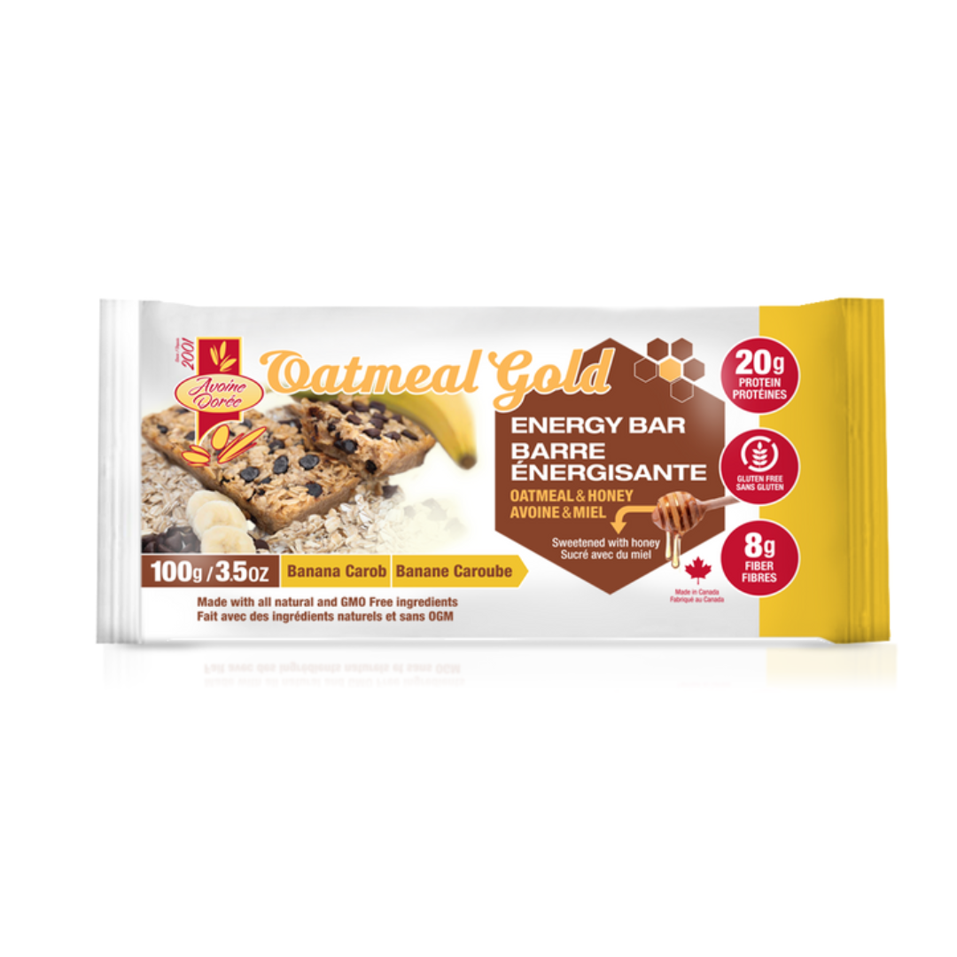 Oatmeal Gold Avoine Dorée Oatmeal & Honey Energy 100g Bar
