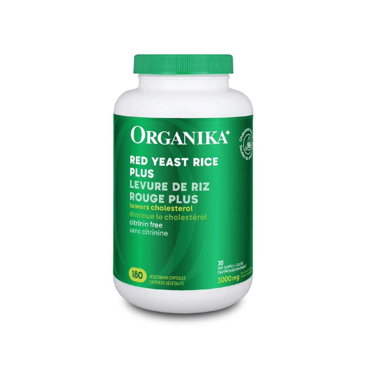 Organika Red Yeast Rice Plus 180 Capsules