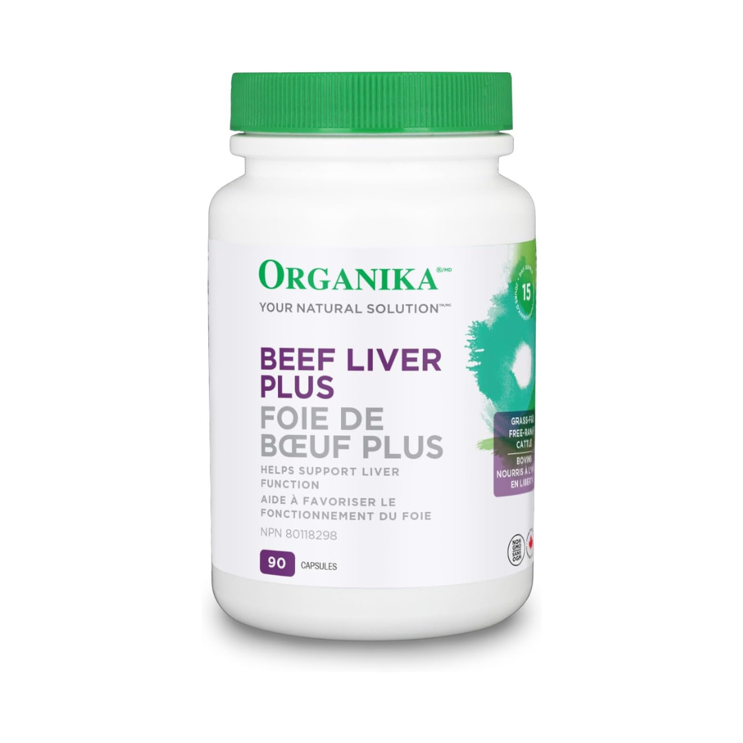 Organika Beef Liver Plus 90 Capsules