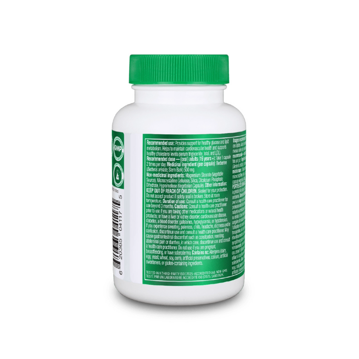 Organika Berberine 500mg 60 Capsules