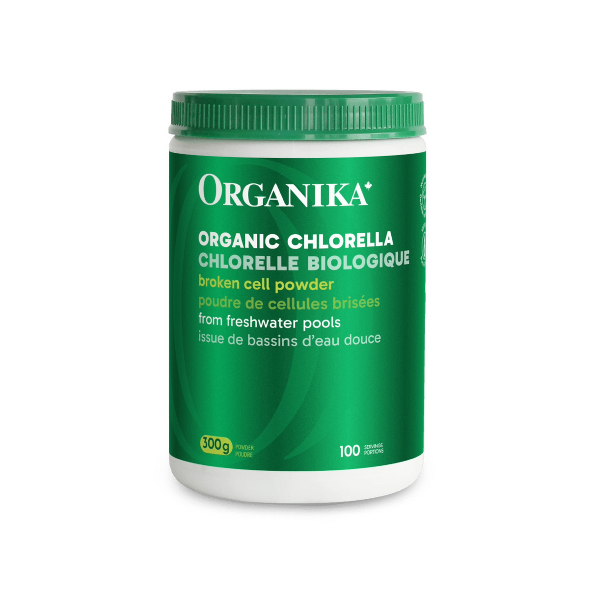 Organika Chlorella 300g Certified Organic Powder