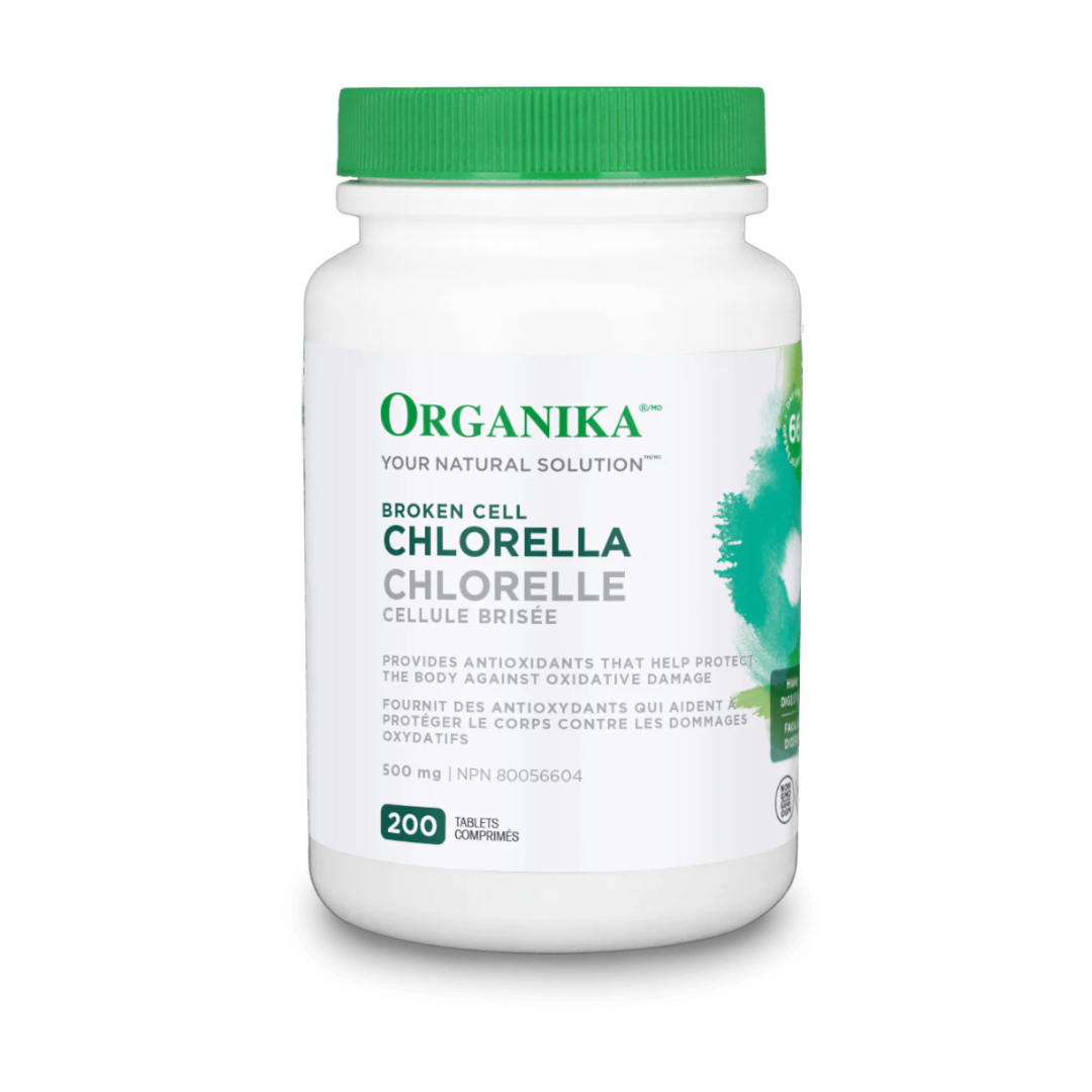 Organika Chlorella (Broken Cell Wall) 200 Tablets