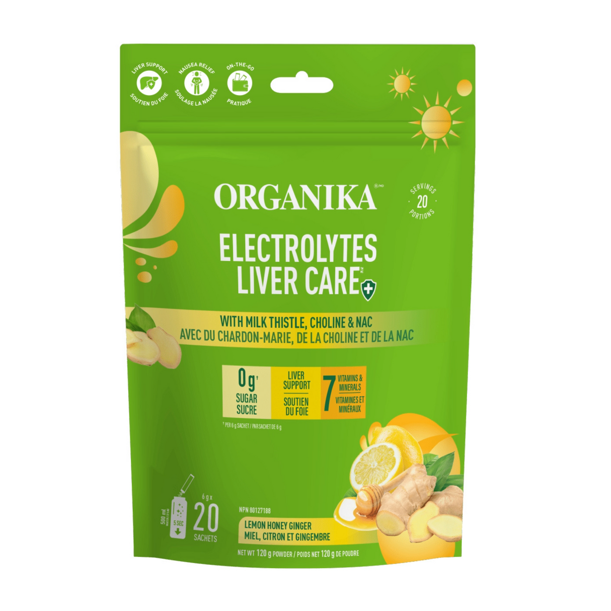 Organika Electrolyte Liver Care Sachets Bag of 20
