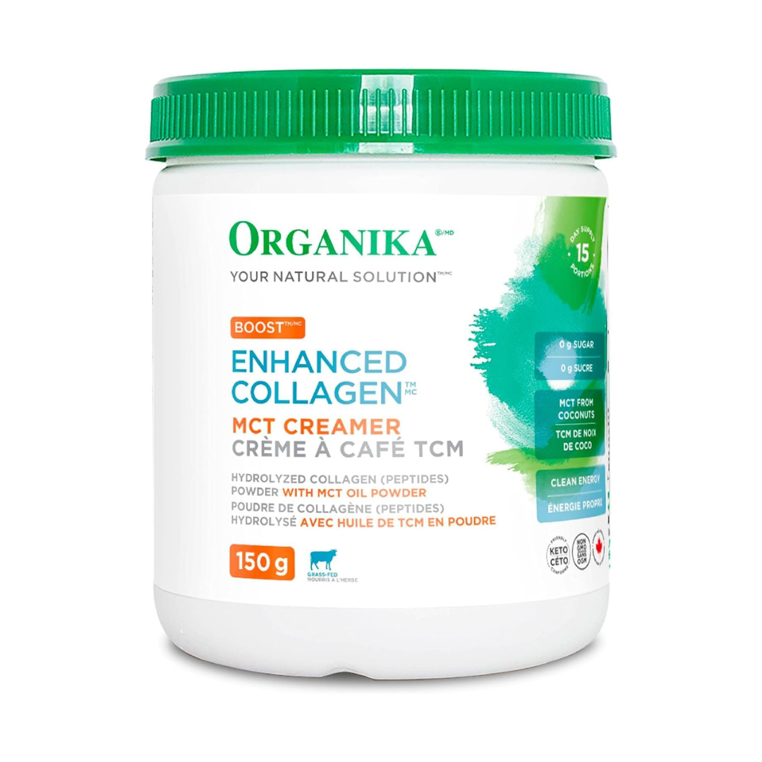 Organika Enhanced Collagen Boost with MCT Creamer 150g Vanilla
