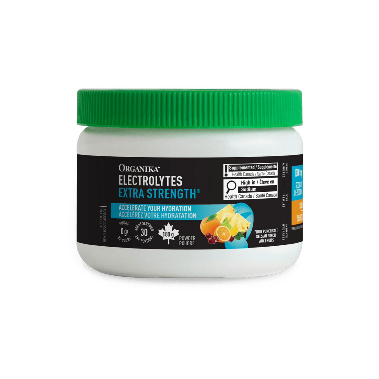 Organika Electrolytes Extra Strength 180g