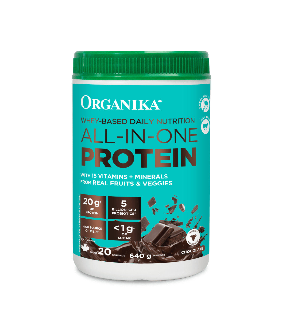 Organika Whey-Based Daily Nutrition All-In-One Protein
