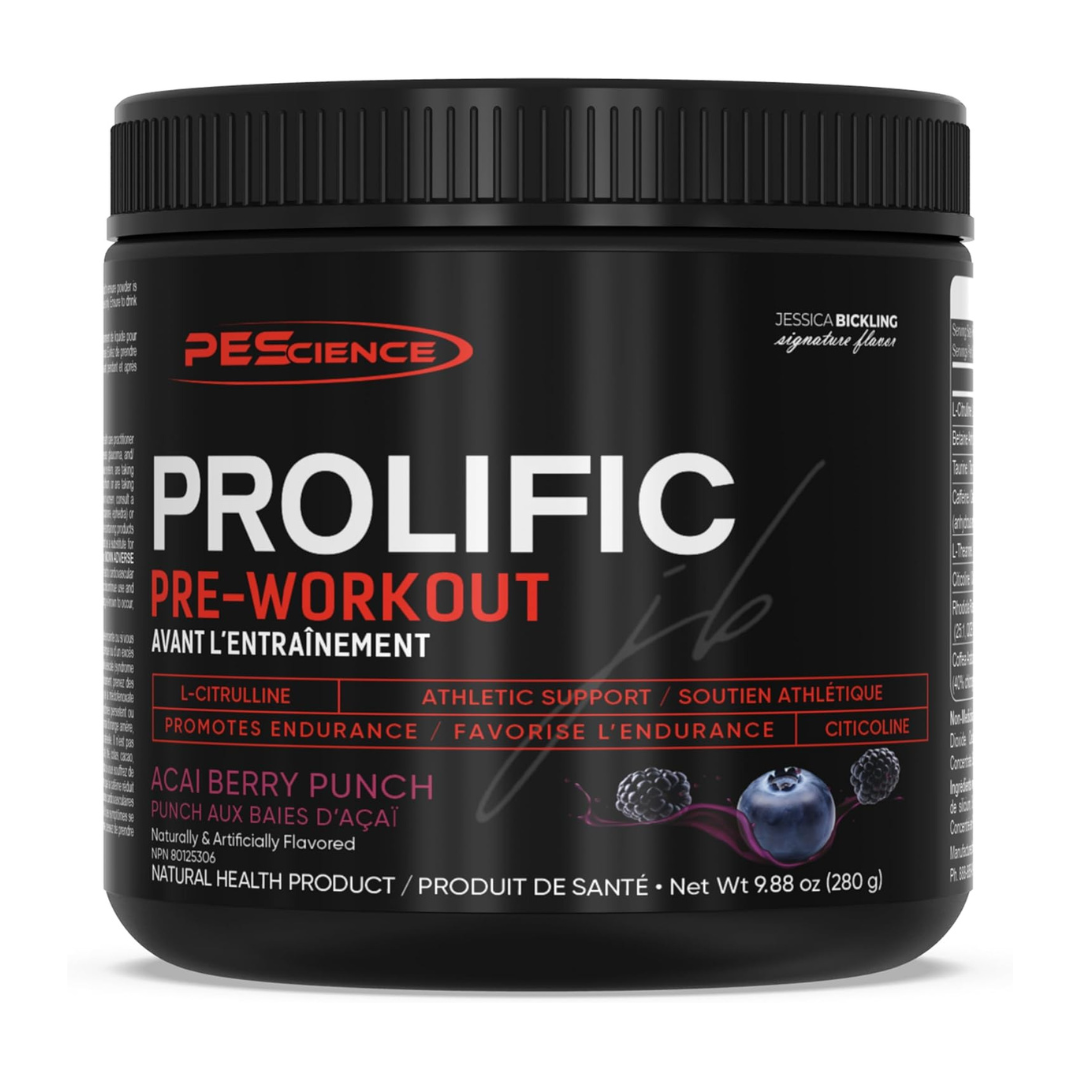 PEScience Prolific Ultimate Pre Workout 40 servings