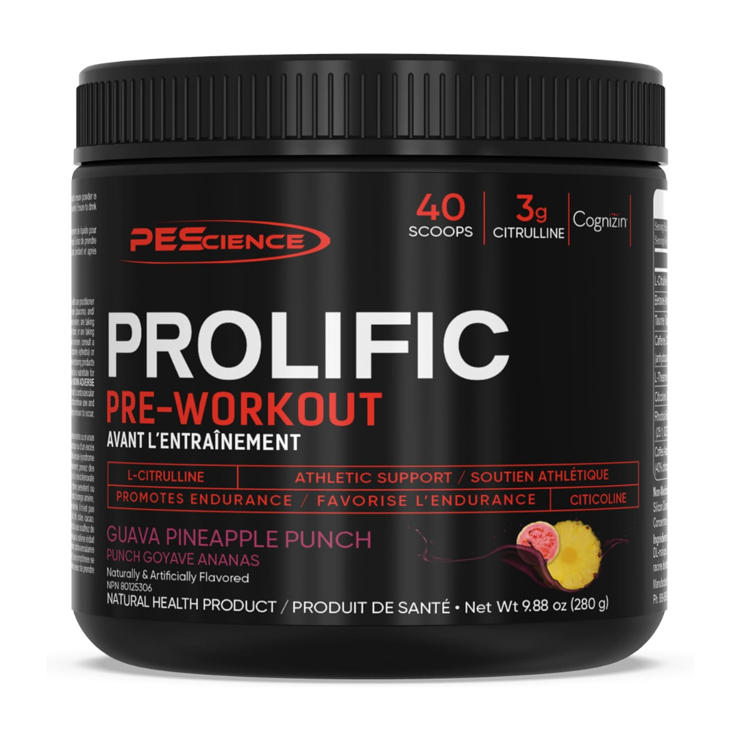 PEScience Prolific Ultimate Pre Workout 40 servings