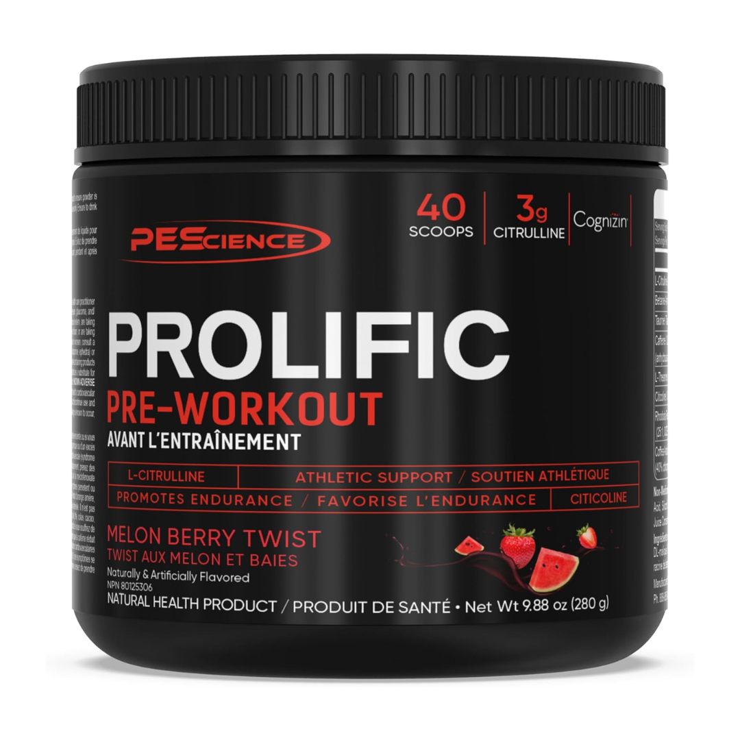 PEScience Prolific Ultimate Pre Workout 40 servings