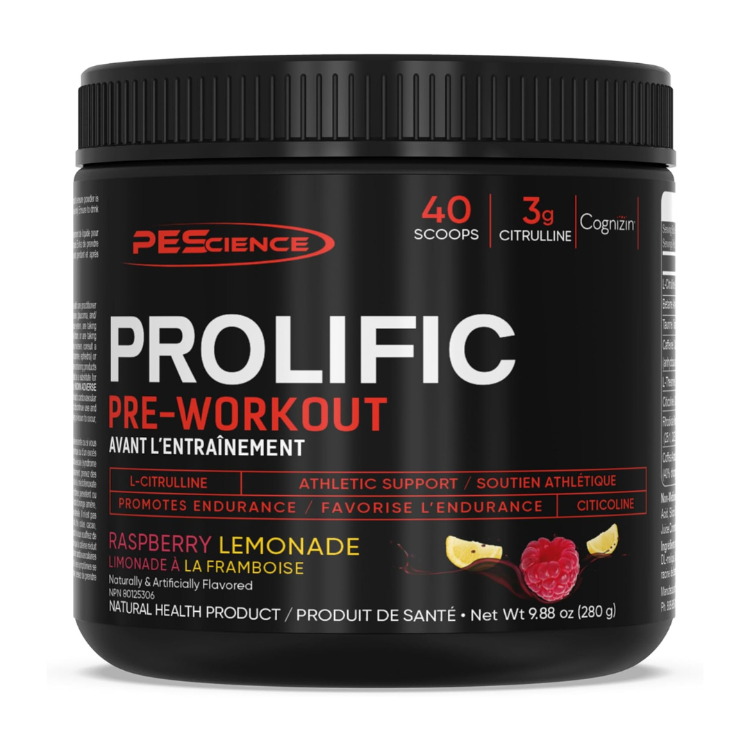 PEScience Prolific Ultimate Pre Workout 40 servings