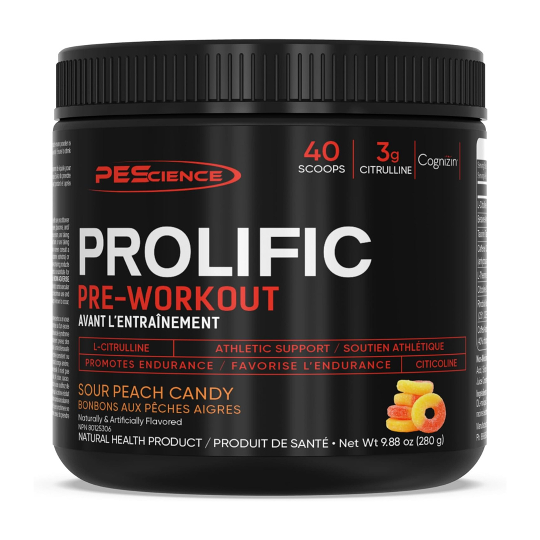 PEScience Prolific Ultimate Pre Workout 40 servings