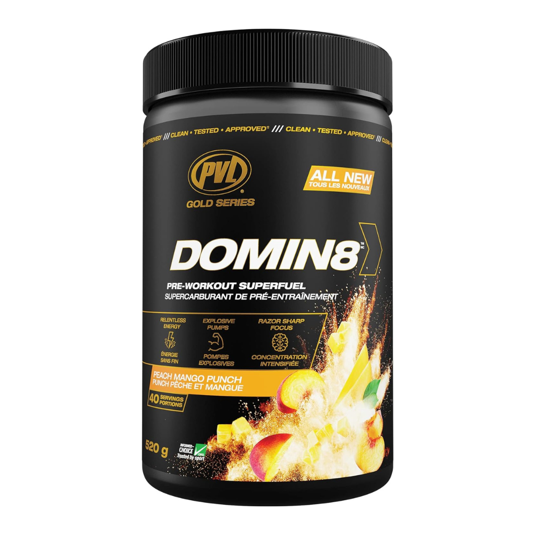 PVL Domin8 Pre-Workout 40 Servings