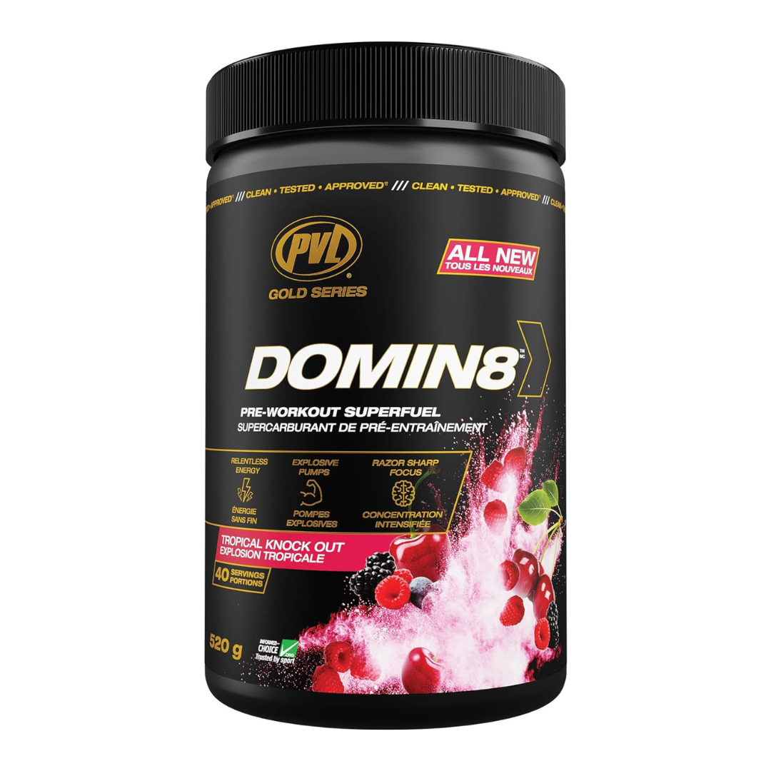 PVL Domin8 Pre-Workout 40 Servings