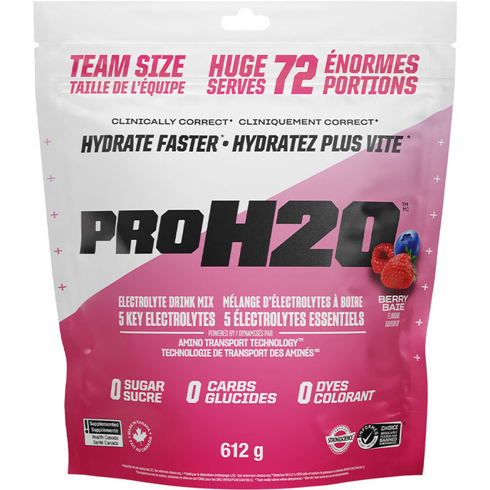 PVL PRO H2O Hydration Mix 615g - 72 Servings