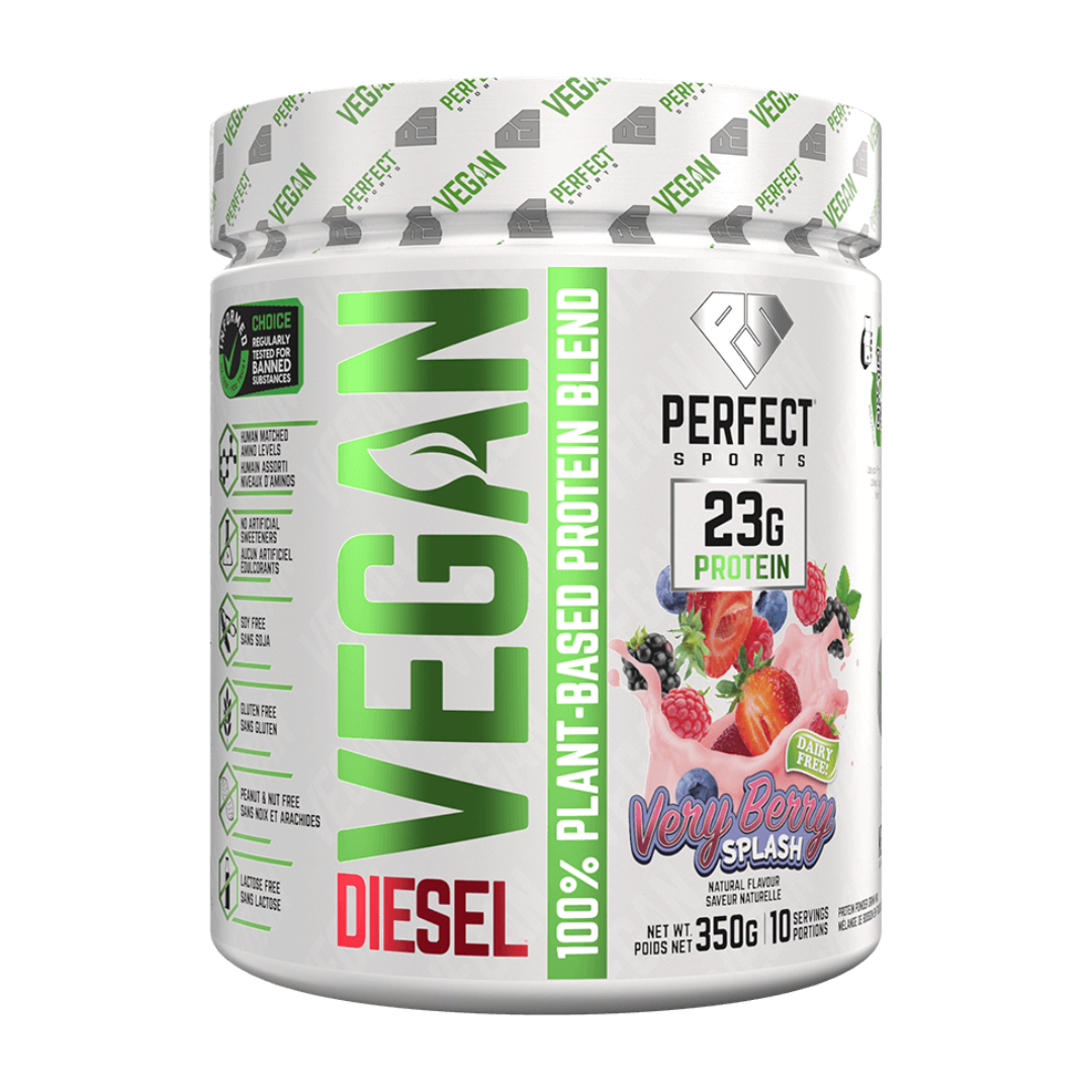 Perfect Sports Diesel Vegan Protein 100% Plant Based Blend 350g 10 Servings
