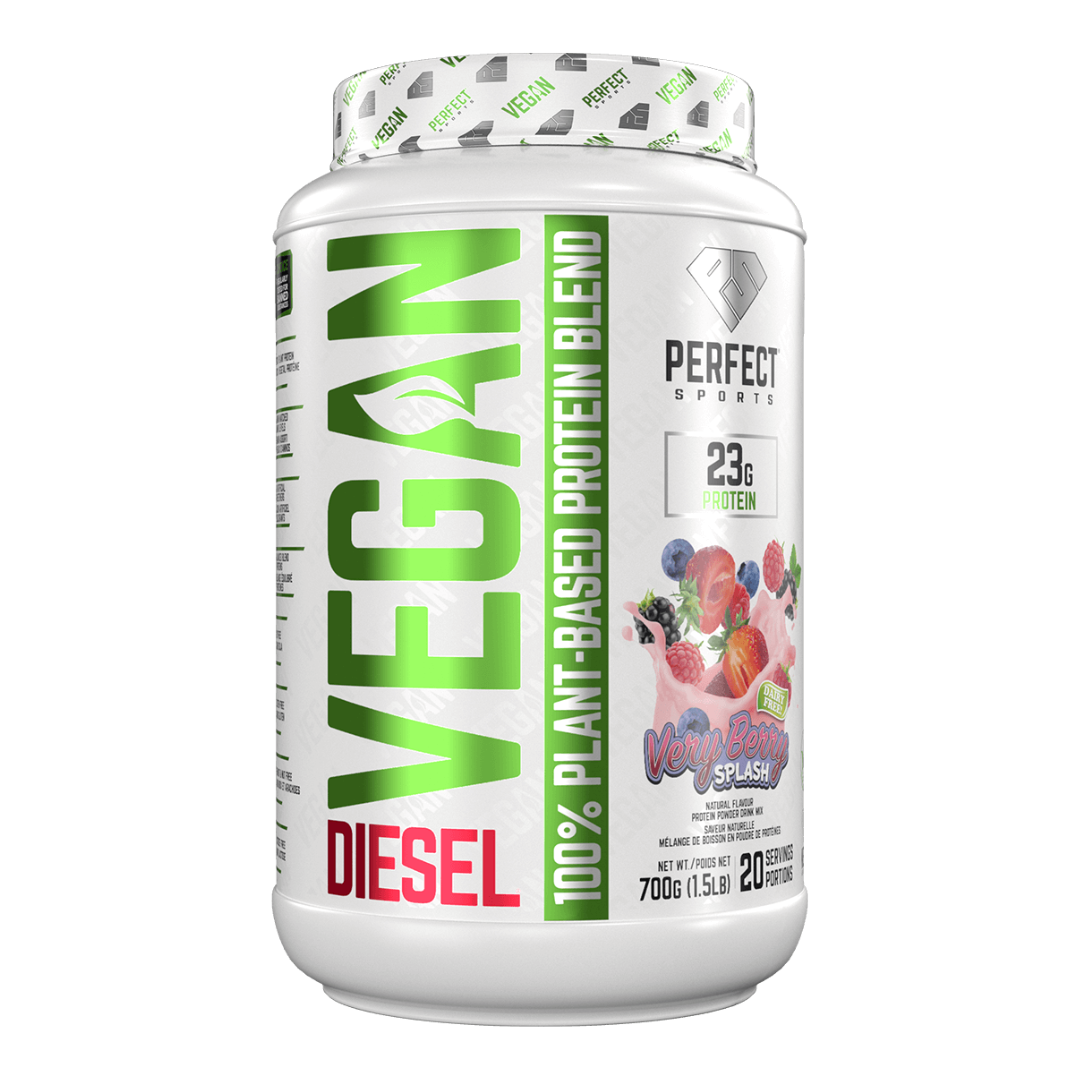 Perfect Sports Diesel Vegan Protein 100% Plant Based Blend 700g 20 Servings
