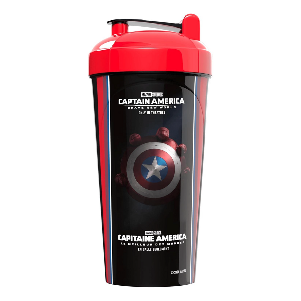Perfect Sports Limited Edition Captain America 700mL Shaker Bottle