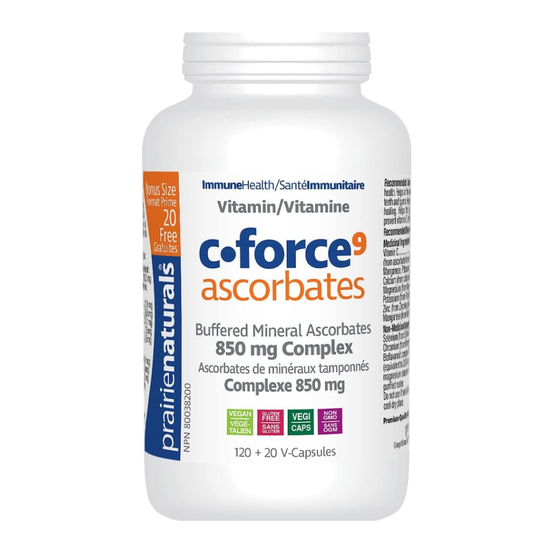 Prairie Naturals C-Force Ascorbates 140 Capsules Bonus Size