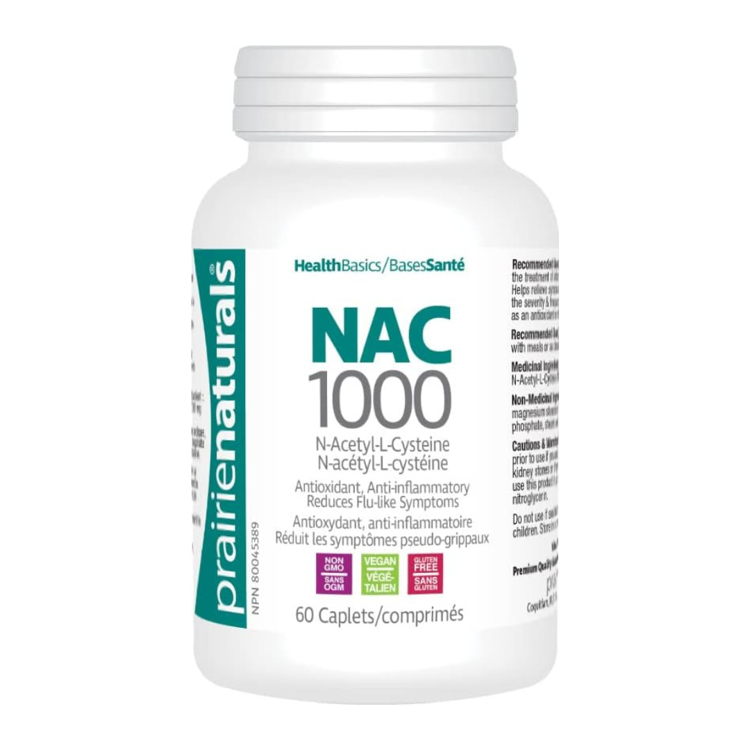 Prairie Naturals NAC 1000mg 60 caps