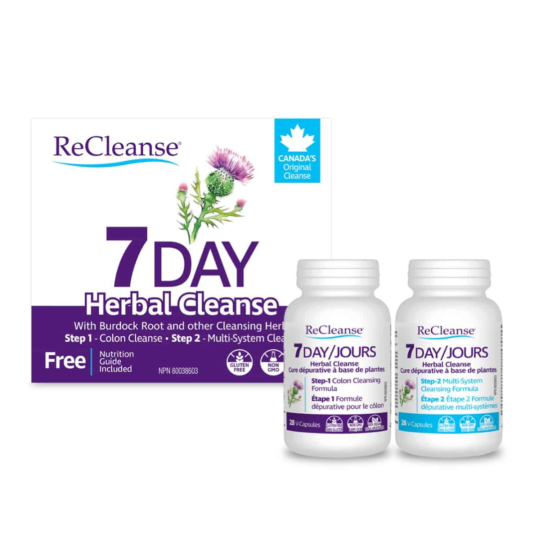 Prairie Naturals ReCleanse Herbal Cleanse 7-Day Detox with Free Nutritional Guide
